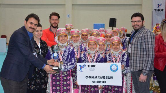 Yavuz Selim Ortaokulunun Halk Oyunları Başarısı
