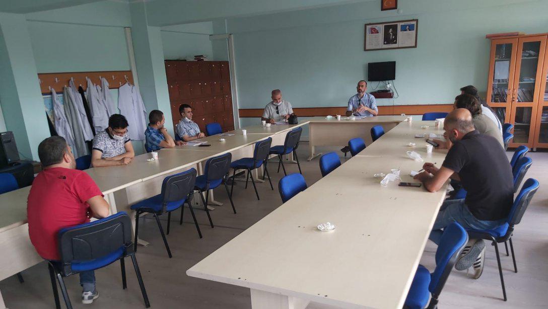 İlçemizde Ortaokul Müdürleriyle  Merkezi Sınav Toplantısı Yapıldı